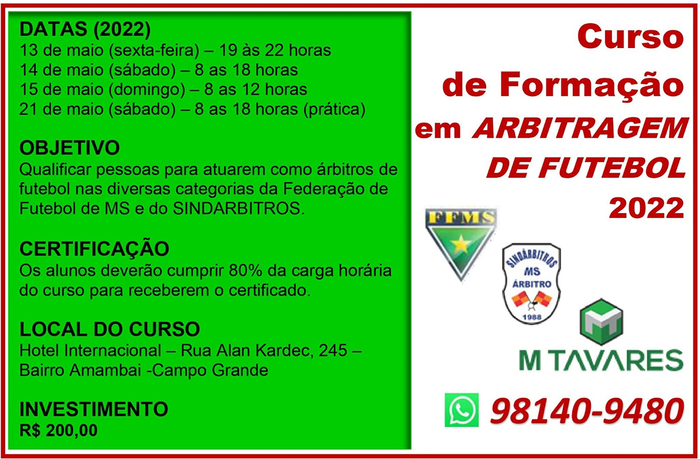 Feemg realiza curso de atualização de árbitros no sábado - Toque de Bola -  Portal de Notícias de Esportes - Juiz de Fora e região